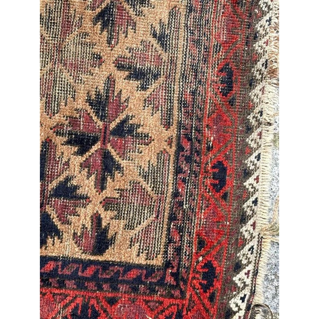 Vintage Turkmen Baluch Rug, 1930s For Sale - Image 9 of 18