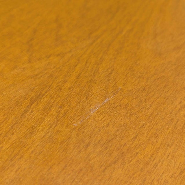 Mid-Century Laminate Desk With Hutch and Bookshelf, Mid-Century Modern For Sale - Image 9 of 17