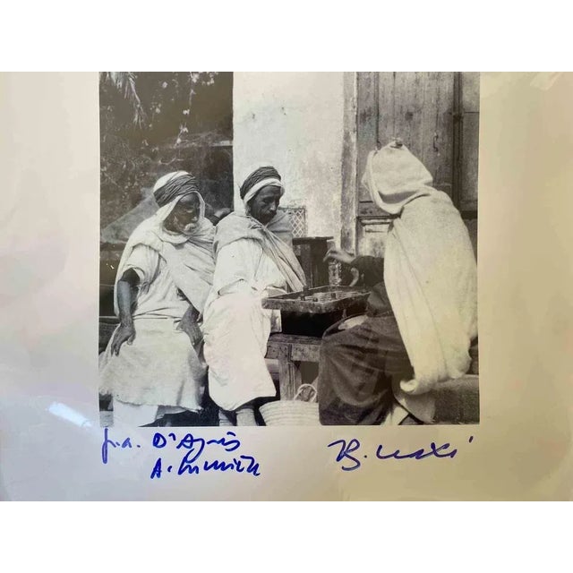 Contemporary Bettino Craxi, Arab Game, Original Photolithograph, 1990s For Sale - Image 3 of 3