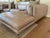 2010s Design Within Reach Como 128.5” Sectional Sofa in Kalahari Grey Leather For Sale - Image 5 of 15