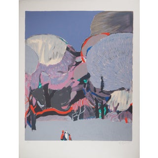 Gabriel Godard, Jardin enchanté, Lithograph For Sale