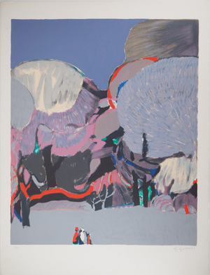 Gabriel Godard, Jardin enchanté, Lithograph