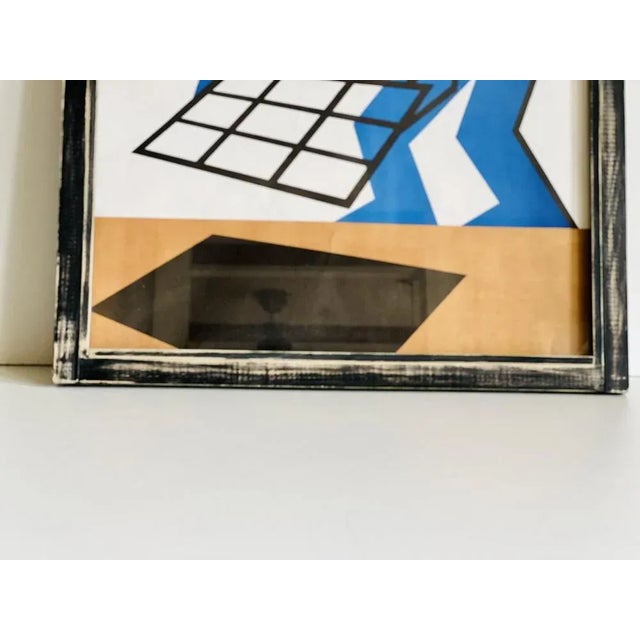 Vintage Industrial Framed Poster For Sale - Image 4 of 10