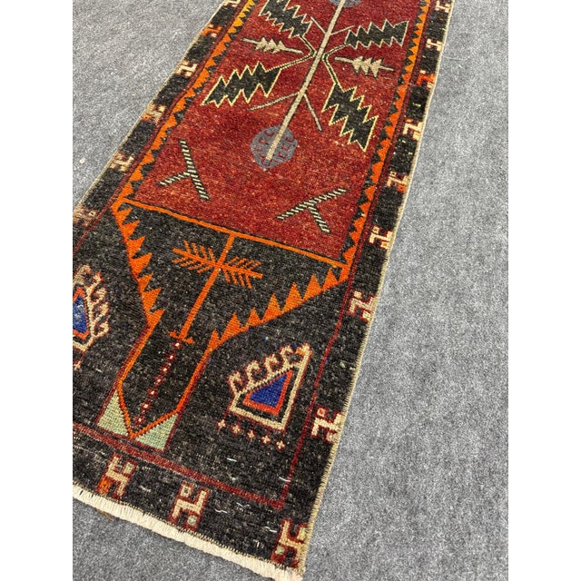 Early 21st Century Turkish Yastik Rug 1'5" x 4'9" For Sale - Image 5 of 5