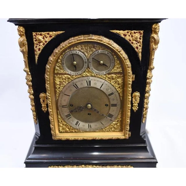 Victorian Bracket Clock, 1880s For Sale - Image 6 of 15