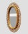 Oval Wicker Wall Mirror, Italy, 1960 For Sale - Image 4 of 8