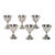 Metal 1950s Set of Six Mid Century Modern Alphonse La Paglia Sterling Silver Wine Goblets For Sale - Image 7 of 15