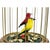 Traditional Antique Swiss Reuge Music Automaton, Singing Birds in Cage, C1910 For Sale - Image 3 of 5