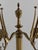 Vintage Brass Coat Rack with Rotating Crown and Fluted Column, 1960s For Sale - Image 11 of 18