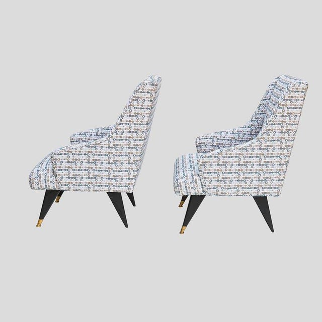 Mid-Century Italian Armchairs, 1950s, Set of 2 For Sale - Image 6 of 14