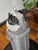 HDK Black Enamel Factory Pendant Light with Low Shade and Cast Aluminum Top from Philips, Holland, 1950s For Sale - Image 4 of 12
