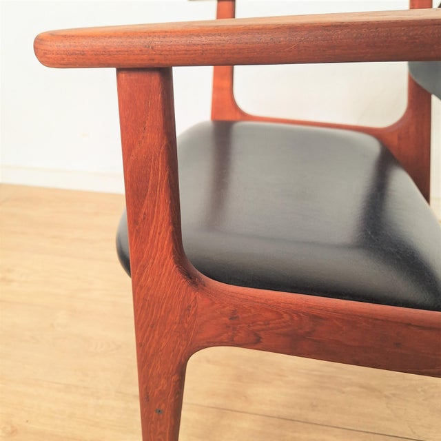 Danish Teak Armchair by Arne Vodder, 1950s For Sale - Image 6 of 12