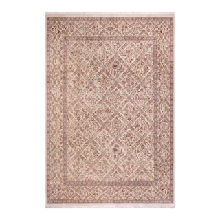 Shabby Chic 1990's Pak-Persian Black/Black Wool Rug - 9'2'' X 12'3'' For Sale