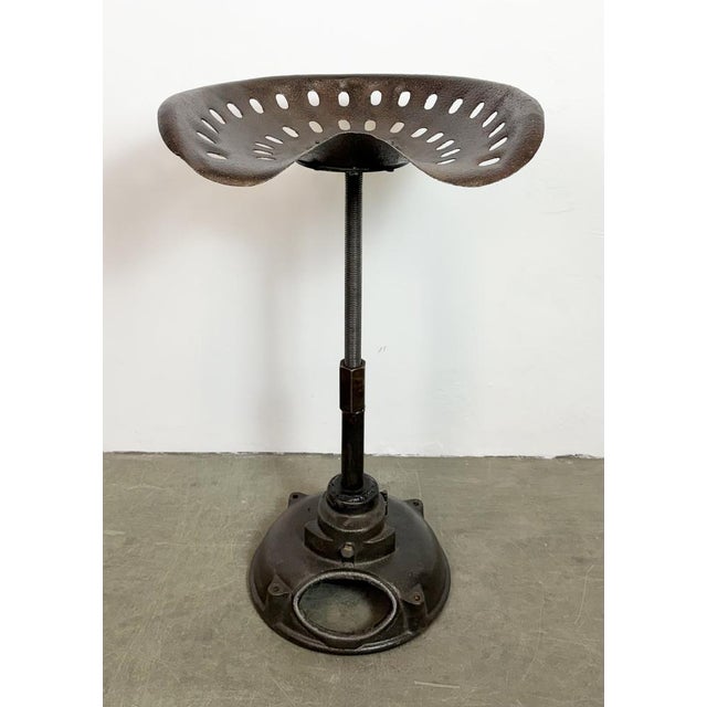1950s Vintage Industrial Swivel Chair, 1950s For Sale - Image 5 of 18