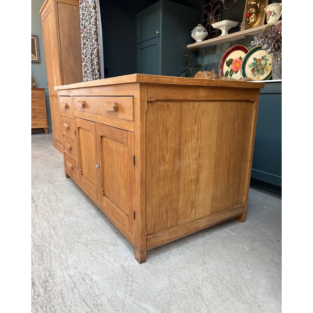1950s Oak Island Workbench, 1950s For Sale - Image 5 of 18