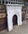 Large Victorian Cast Iron Arched Fireplace with Serpentine Mantel For Sale - Image 3 of 18