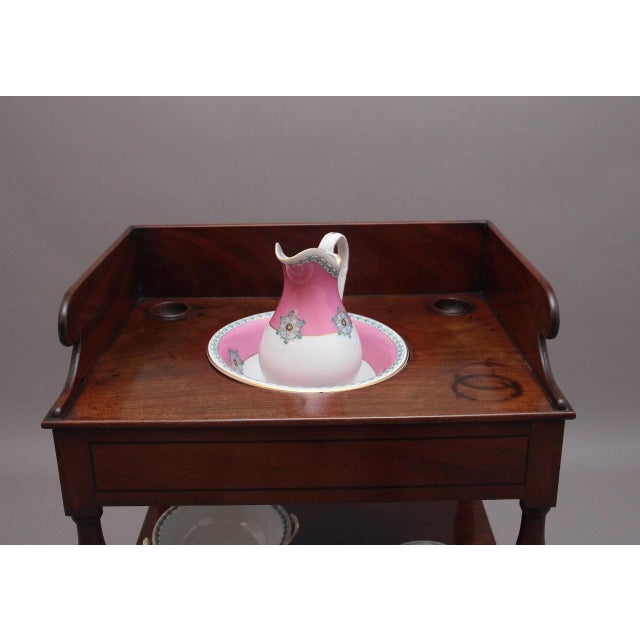 Mid 19th Century 19th Century Early Victorian Mahogany Washstand, 1840s For Sale - Image 5 of 15