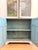 Blue Early 20th Century Italian Hand-Painted Landscape Cabinet For Sale - Image 8 of 12
