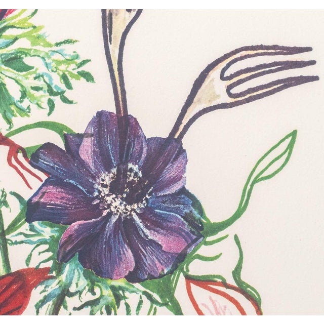 Salvador Dali "Anemone (Forks)" Etching, 1972 For Sale In New York - Image 6 of 12