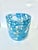 Glass Mid 20th Century Large Blown Art Glass Vase With Iridescent Blue Pattern For Sale - Image 7 of 7
