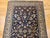 Antique Persian Tabriz Rug, Hand-Knotted Wool & Silk, Allover Floral Pattern, Navy & Tan, 6x10 For Sale In Chicago - Image 6 of 13