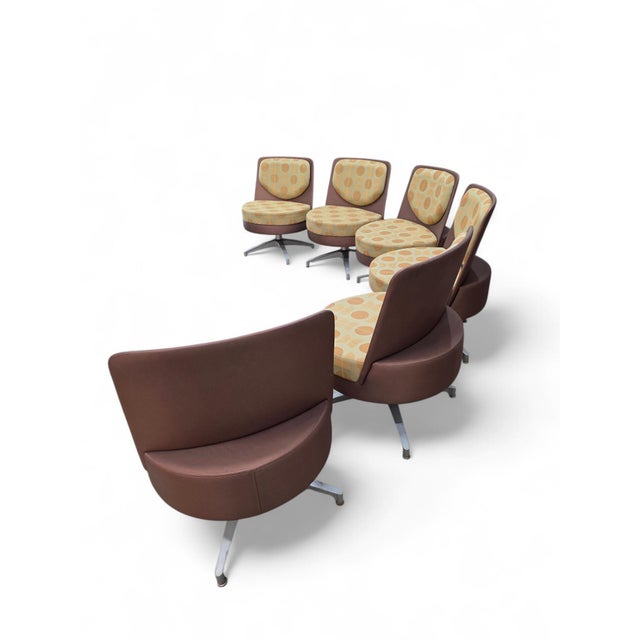 Vintage Postmodern Swivel Chairs by Steelcase - 6 For Sale In Chicago - Image 6 of 10