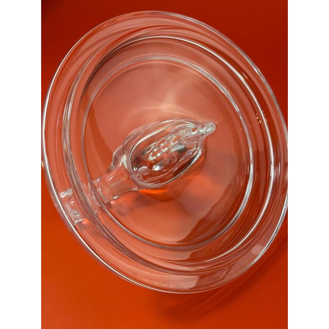 Mid-Century Modern French Crystal Box with Horse Finial from Sèvres, 1980s For Sale - Image 3 of 10