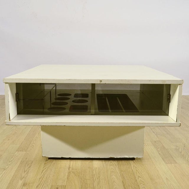 Bar Cabinet with Central Sliding Door, 1970s For Sale - Image 4 of 18