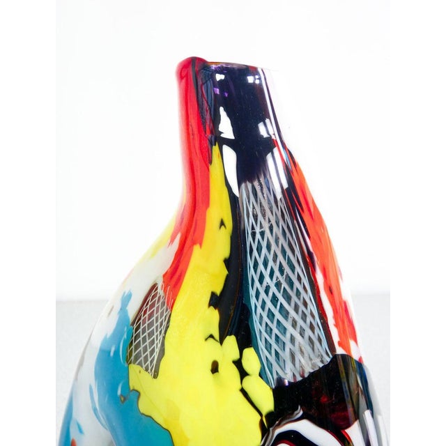 Oriente Vase by Dino Martens for A. Toso., 1950s For Sale - Image 6 of 17