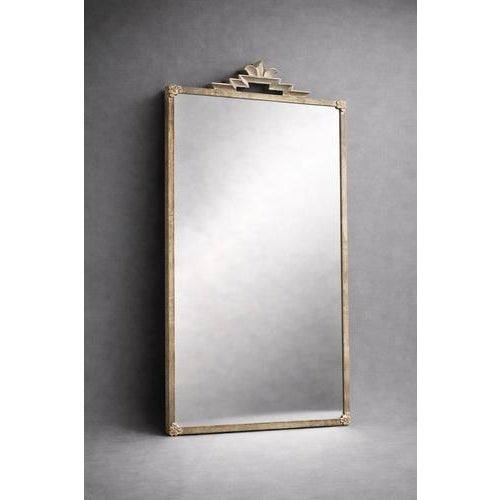 frame and striking architectural crest. The design exemplifies the restrained sophistication of Scandinavian Art Deco,...