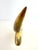 Vintage Mid-Century Sculptural Cow Horn Cigar Ashtray & Rest For Sale - Image 9 of 10