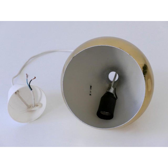 Brass Pendant Lamp Löken by Helge Zimdal for Falkenbergs, Sweden, 1960s For Sale - Image 18 of 18