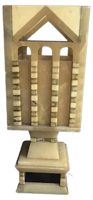 Alabaster Table Lamp from Cooperativa Artieri Alabastro, 1940s