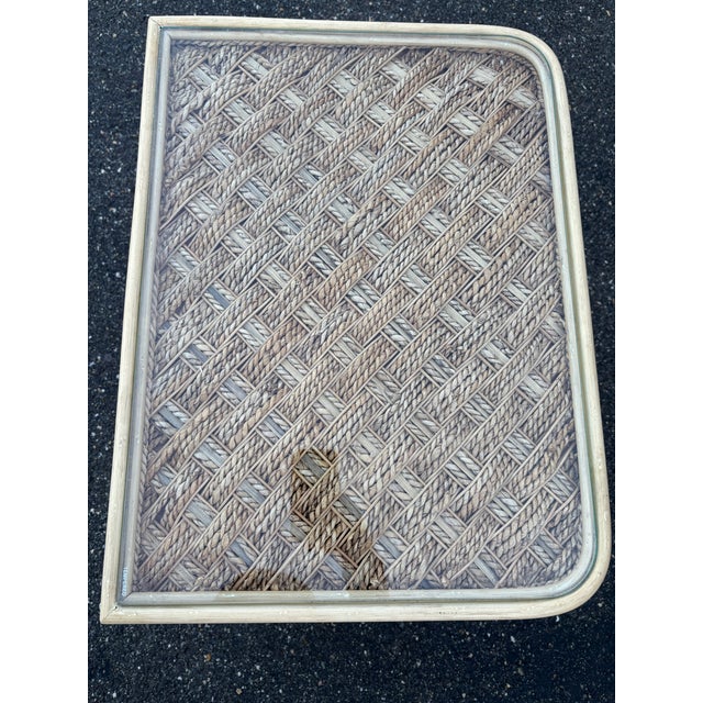 1980’s Faux Bamboo Nightstand For Sale - Image 4 of 5