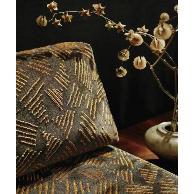 Collector Cassette Pouf in Marine Kuba by Alter Ego Studio For Sale - Image 6 of 7