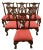 Thomas Chippendale Vintage Chippendale Style Mahogany Finish Dining Chairs - Set of 6 For Sale - Image 4 of 11