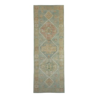 Turkish Oushak Rug 4'10" x 13'10" #18019 For Sale