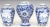 18th Century Dutch Chinoiserie Rocaille Delft Pottery Garnitures - Set of 3 For Sale - Image 4 of 10
