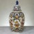 19th Century Hand-Painted Lidded Urn From Rouen For Sale - Image 4 of 13