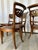 Early 19th Century Set of 5 Italian Neoclassical Dining Room Chairs With Giltwood Dolphin Backs For Sale - Image 5 of 9