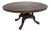 Antique Oval Coffee Table in Mahogany with Marquetry For Sale