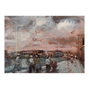 'Train Station, Geneva' by Freida Wihelmine Doppler, Circa 1890, Swiss Woman Expressionist Artist, Vienna Secession