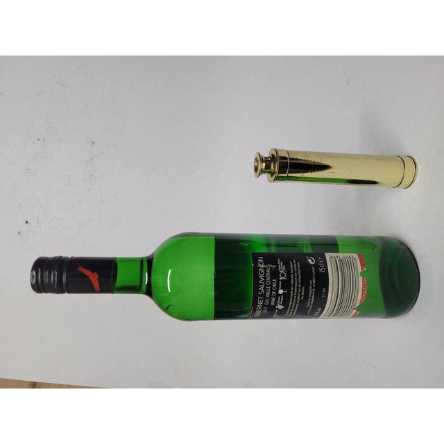 American Small Solid Brass Ship Captains Telescope For Sale - Image 3 of 8