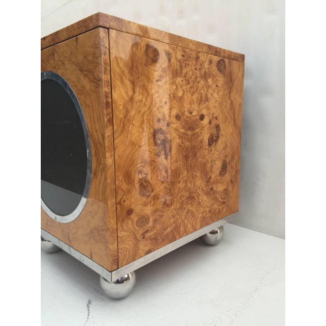 Hollywood Regency Custom-Made Leon Rosen Office Credenza for Pace Collection For Sale - Image 3 of 11