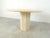 Italian Round Travertine Dining Table, 1970s, in Good conditions. Designed 1970 to 1979