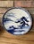 Early 20th Century Large 14.5" Blue and White Japanese Charger Mt Fuji For Sale - Image 17 of 17