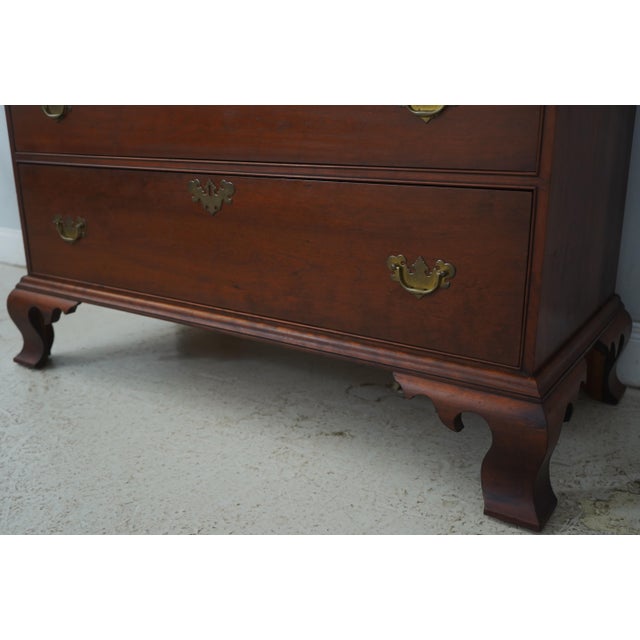 Antique 18th Century Cherry Chest on Chest Highboy For Sale - Image 14 of 15