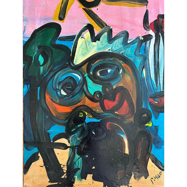 Abstract Expressionism Peter Keil Original Painting - Junge Wilde Collection For Sale - Image 3 of 4