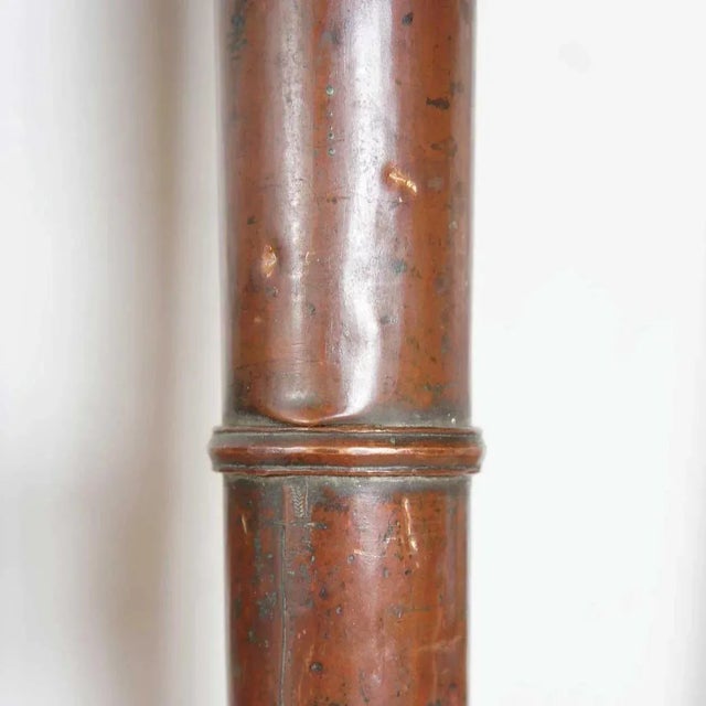 Late 18th Century Indo-Portuguese Silver & Copper Processional Candlesticks - A Pair For Sale In Denver - Image 6 of 7