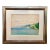 Original H. C. Pihl 1967 Watercolor of Hook Point, Cooper’s Island, British Virgin Islands, Framed With Museum Conservation Glass For Sale